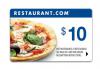 $10 Restaurant.com E-Gift Certificate (U.S ONLY)