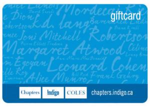 $25 Chapters/Indigo Gift Card