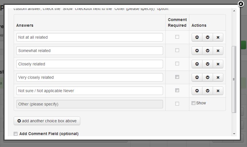 Relatedness Survey Responses