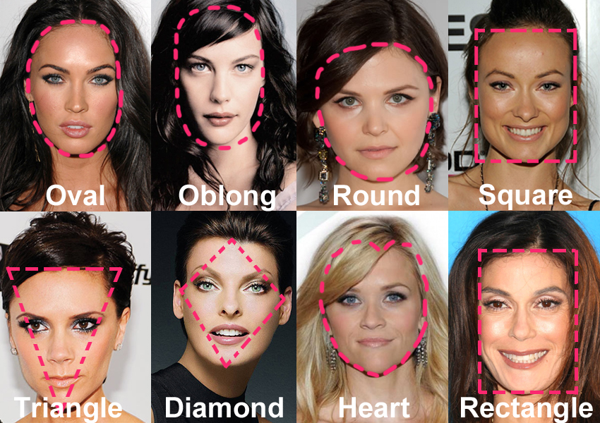 female face shapes