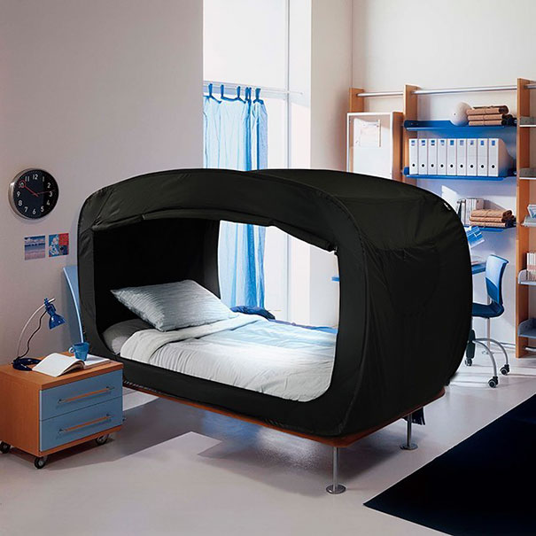A privacy bed tent bed for adults or kids
