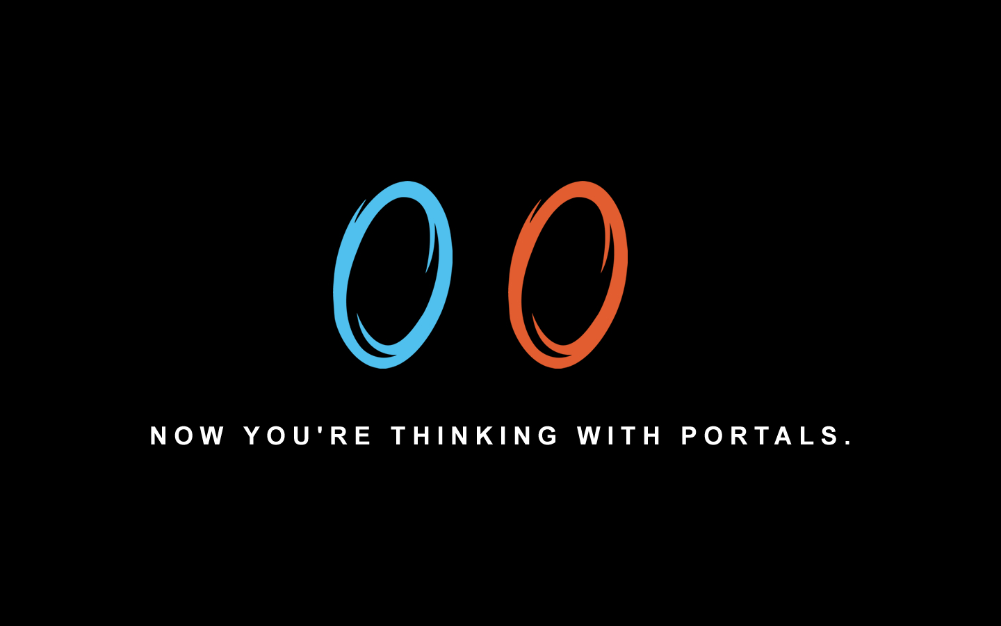 Image result for Now you're thinking with portals