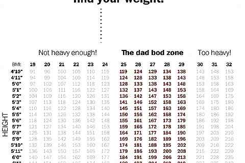 Dad Bod Chart