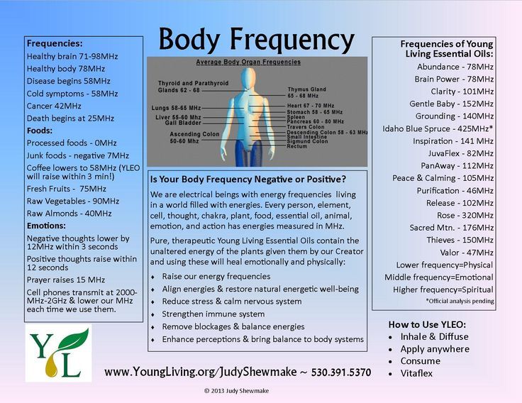 Did you know that cells in your body run on frequency?