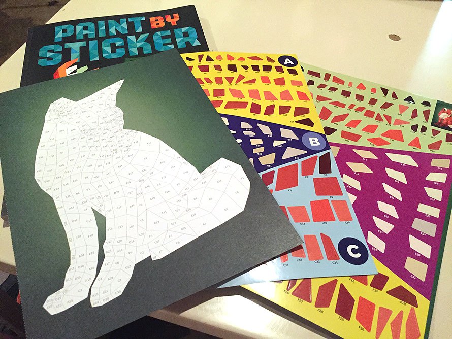 Paint By Sticker Books