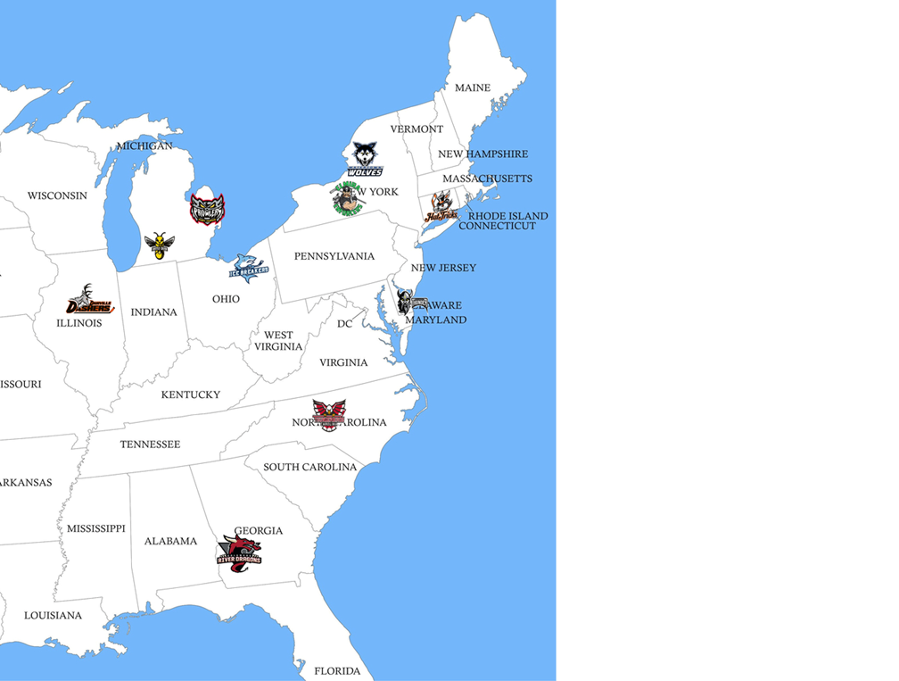 The Federal Prospects Hockey League growing "singleA" minor professional league based in