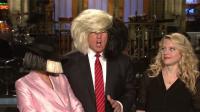 Not surprisingly, one of the skits centered on The Donald's fine head of hair. Do you think Trump really thinks his hair is terrific?