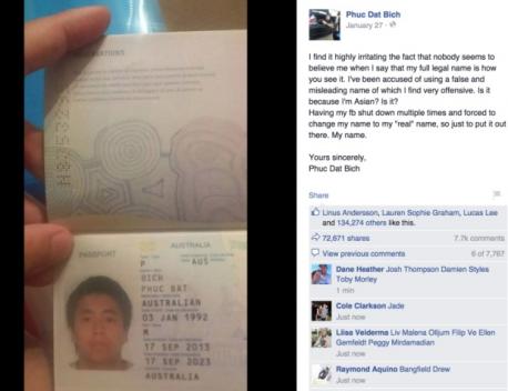 PHUC DAT BICH: In November, the saga of Phuc Dat Bich, an unfortunately-named Vietnamese-Australian man who allegedly had his Facebook account deactivated multiple times, went viral. After fooling newspapers and media organizations in the U.S. and Europe, the story was revealed to be a hoax.