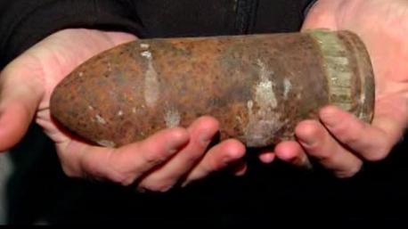 UN-EXPLODED SHELLS FROM WORLD WAR II: Explosives from past wars can still be found in our seas, and bad weather sometimes washes them ashore. In 2012, for example, crews in New Jersey found two UN-exploded shells while combing the beach after Super-storm Sandy. And in 2014, the Royal Navy was called in to examine a shell on a beach in Devon, England. Have you ever discovered any old explosives (or shells) in the surrounding area where you live?