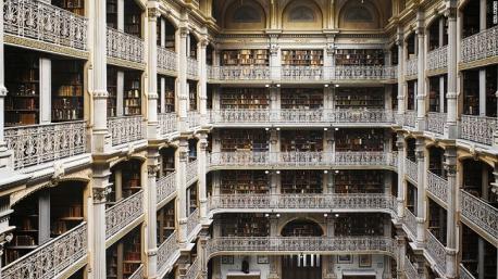 The Peabody Library, Baltimore, U.S.: Will Pryce: 