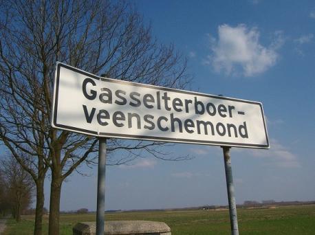 Pictured: Gasselterboerveenschemond, Netherlands sign. Have you ever heard of these longest names (part two)?