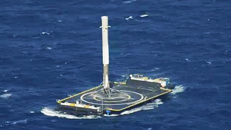 SpaceX on Friday kicked off the first of two rocket launches this weekend with a smashing success. But part of the rocket did something extra-special right after launch: Its first-stage booster — the vehicle's biggest and most expensive section — fell back to Earth, reignited its engines, and safely landed on the deck of a barge. Are you familiar with this story?