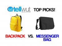 TellWut Top Picks! Which do you prefer a Backpack or a Messenger Bag?