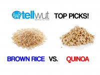 TellWut Top Picks! Which healthy food option would you prefer: Brown Rice or Quinoa?