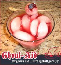 How would you like to partake of the following Halloween party food and drink? First, a cocktail