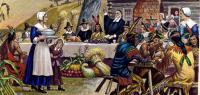 The Pilgrims of Plymouth Colony and 90 Wampanoag tribe members shared the first Thanksgiving feast in 1621 - which of the original menu items have you ever eaten on Thanksgiving ?