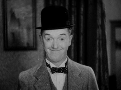 Can you see a resemblance to Stan Laurel's smile?