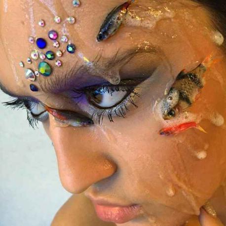 Did you hear about the woman who bought live fish to glue to her face as make up?