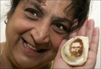 Donna Lee found Jesus in a pierogi and sold it on eBay for $1775.00.