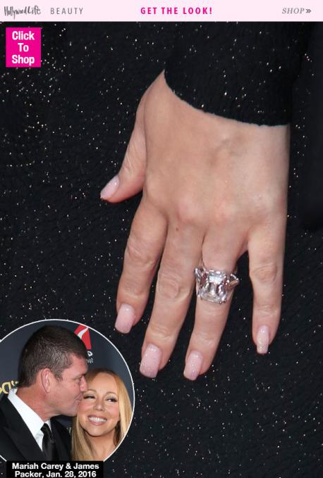 Mariah Carey likes to do things big. Big voice, big personality, and now...Big engagement ring. For Mariah's recent engagement, fiancee James Packer presented the singer with a 35 carat diamond ring, estimated to cost between $8,000,000-$10,000,00. Yes, for more money than most of us will ever earn in a lifetime, or several lifetimes, this ring not only sells for this amount, it is reportedly so heavy, Mariah jokes she can barely lift her hand. Your opinion on this...