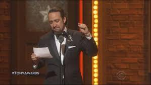Naturally, in the wake of the horrible Orlando mass shooting at Pulse night club, the Tony Awards paid tribute to the victims and their families. Even in his acceptance speech, the creator and star of Hamilton, Lin-Manuel Miranda, devoted much of his speech to the tragedy, by reciting a sonnet he wrote in light of the tragedy. 
