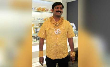 In an effort to attract the ladies, 32-year old Datta Phuge, a millionaire from Pune, India, spent $235,000 to have a solid gold shirt designed for him by 15 goldsmiths in 2013. The end result was a 22-karat gold shirt weighing more than 7 pounds and consisting of 14,000 gold flowerings, interwoven with spangles, The shirt was assembled on a fabric base of imported white velvet, and comes with six Swarovski crystal buttons and a gold belt. Phuge insisted that no woman would be able to resist his solid gold shirt, and therefore him. Sadly, recently Phuge was killed by his son's friends, over a debt. His bodyguards who were usually with him, were not with him when the murder occurred. Does this story sound almost too odd to be real, although it is, in fact true?