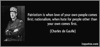 There are those who argue that Nationalism is necessary to have a well-functioning democracy. They point to Nationalism's objective of having all citizens of the nation identify with the same culture, among other criteria. This is accomplished by standardizing the language, education, legal codes, media, and so on. They say that only within such a community is it possible for a modern democracy to function; that without such a national community, it's impossible to have democratic debate. What they say may well have some merit. But one can't help but think about the political excesses of the 1930s, the protectionism and the xenophobic zeal that were all part of the Nationalistic wave that swept the world following the First World War. It ultimately resulted in Japan's invasion of Manchuria, Nazi Germany's invasion of Poland and Japan's bombing of Pearl Harbor, ending with Hiroshima. Something to think about as we grapple with the challenges facing our world today. Perhaps what we need is a sense of patriotism, and a feeling that our country is great, but can still be even greater. Not the feeling that our country is great, and no other country even comes close. Nor that we can only think of ourselves to the exclusion of all others. Do you agree or disagree?