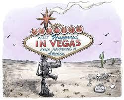 After the Las Vegas shooting, Adam Zyglis, of the Buffalo News, created this cartoon as a commentary on the tragedy. Do you think this is a good response to that horrific event?