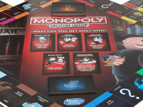 On June 1, Monopoly released a special cheater's edition of the game, encouraging fans to cheat during gameplay. That means players can skip spaces, try to avoid paying rent, and slip a few extra bills from the bank when no one's looking. The game comes complete with cheater cards and handcuffs in case you get caught cheating. Have you ever cheated while playing Monopoly?