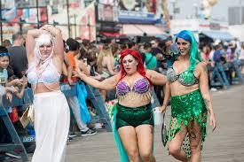 Deemed the largest art parade in the nation, New York's Coney Island Mermaid Parade is a chance to celebrate mythology and seaside rituals at the same time. According to the official website, 