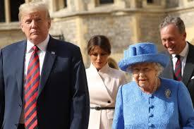 Does Queen Elizabeth have a wicked sense of humour? When meeting President Trump and the first lady, the Queen may have been making a statement—in the most subtle of ways—with her choice of brooches. The brooch she wore to meet Trump on Friday is the palm-leaf brooch, which the Queen Mother wore at the state funeral for King George VI. On Thursday, she wore the brooch gifted to her by Barack and Michelle Obama in 2011 (purchased at the Tiny Jewel Box jewelry store in Washington, D.C.). And on Saturday, she wore the sapphire brooch that was a gift from the Canadian people in 2017. As the theory goes, the choice to wear brooches from two of Trump's recent targets —the Obamas and Canada—were intended to annoy the president, and the first brooch was her subtle way of indicating her displeasure at what Trump has been doing since he came into office. Do you think there is any truth to these theories?