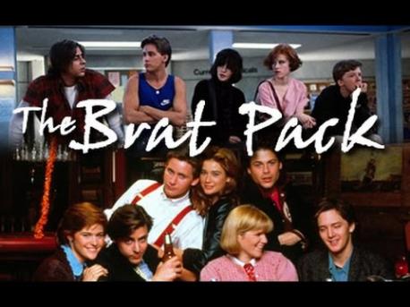 In a play on the name Rat Pack, the Brat Pack is a nickname given to a group of young actors who frequently appeared together in teen-oriented coming-of-age films in the 1980s. First mentioned in a 1985 New York magazine article, it is now usually defined as the cast members of two specific films released in 1985—The Breakfast Club and St. Elmo's Fire—although other actors are sometimes included. The