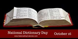 October 16 Is National Dictionary Day