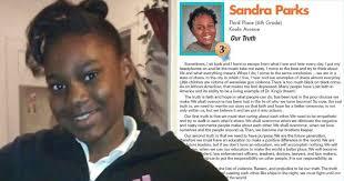 Two years ago 13-year old Sandra Parks wrote about gun violence in her Milwaukee neighborhood. She called her essay 