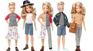 Mattel also released a gender-neutral doll line known as the Creatable World line. The line allows children to personally customize their dolls without gender being the focus. Mattel says about this line,