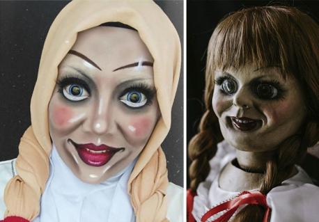 Now, we're just getting downright macabre with Annabelle, from the 2014 movie of the same name. What do you think of this?