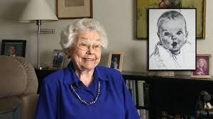 You may recognize her face without knowing her name -- the original Gerber baby, Ann Turner recently turned 93. Ann just celebrated her birthday, on November 20. The charcoal sketch of Cook's angelic face as a four-month-old has adorned jars of baby food for decades. In 1928, Gerber held an advertising campaign looking for the company's new face. Cook's neighbor submitted a drawing of her face for the contest and three years later, it became Gerber's official trademark. Before the name behind the face was revealed in 1978, popular guesses of the baby's identity included Humphrey Bogart, Elizabeth Taylor, Sen. Bob Dole and Jane Seymour. Do you remember seeing her face on Gerber baby food packaging?