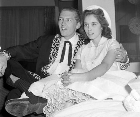 Singer Jerry Lee Lewis shocked many when he married his third cousin, 13-year-old Myra Gale Brown in 1957, his third marriage. What do you find more disturbing?