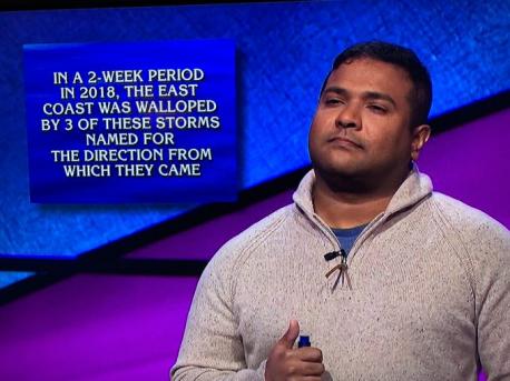 And, oops, sometimes even Jeopardy gets it wrong. A question about winter storms in that same Thursday episode gave the clue: 