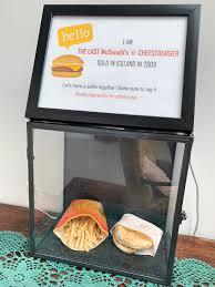 Artificial ingredients in fast food have long been a subject of concern. In Iceland, a McDonald's hamburger and fries have remained on display since the last McDonald's restaurant in the country closed in 2009. The burger and fries have remained preserved and mould-free for over 10 years, seemingly showing no signs of decay. Do you find this disturbing?