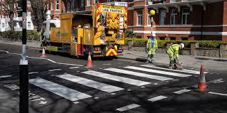 The wear and tear of that many visitors had taken its toll on the famous crosswalk, which was badly in need of some sprucing up. Are you taking advantage of your time now with doing some maintenance, repairs or spring cleansing?