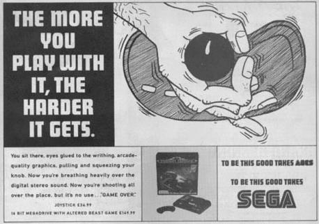 Do you find this ad, for Sega Genesis in the early 90s disturbing?