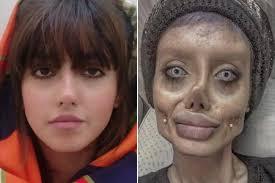 A teenager was sentenced to 10 years in prison in Iran this year for a few creepy photos she posted on Instagram in 2017. The photos showed the woman, Sahar Tabar, as a zombified version of Angelina Jolie. Tabar said she achieved the 