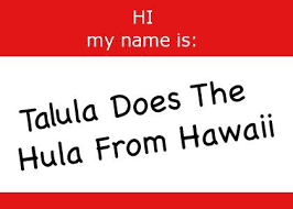 In this strange case, the person in question changed their name so it would be less bizarre. A nine-year-old girl from New Zealand was put under guardianship of the state so that she could change the name given to her by her parents: Talula Does The Hula From Hawaii. The judge criticized the parents for their terrible decision. New Zealand has an odd way of determining strange names -- names blocked by registration officials included Yeah Detroit, Keenan Got Lucy and Sex Fruit, while Number 16 Bus Shelter and Violence were allowed. If you had a strange name, would you change it?