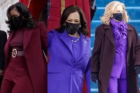 Both Vice President Harris, former first lady, Michelle Obama and Hillary Clinton all wore a shades of purple, sending a symbolic message. The three women chose to wear purple to the Capitol Building because it is a combination of the political party colours, red and blue, a symbol of unity and coming together despite political affiliations. Do you agree it is time to put aside party politics and try and unite the country again?