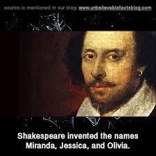 Shakespeare is also credited with