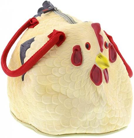 I love a good novelty purse as much as anyone, but this Chicken purse, or 