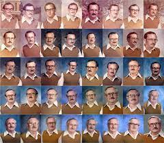 When Texas teacher Dale Irby retired in 2013, after 40 years of teaching, he could safely claim a record that no one else could ever claim. Irby had worn the exact same outfit in every single one of his school yearbook photos for the full 40 years. It started as an accident. When he received his photo in his second year he was embarrassed to discover he'd worn the same polyester shirt and brown sweater vest as the first year. His wife dared him to wear it again the third year. Then Irby thought five would be funny. He says, 