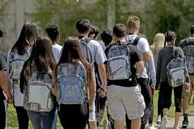 Backpacks might be synonymous with school, but some schools in Iowa and Illinois banned them in the classroom. Apparently they occupied too much space. Other schools have listed the risk of school shootings as a reason for the ban. Do you think backpacks should be banned in schools?