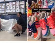 But the gift goes a lot deeper than just a new pair of shoes. In an Instagram post showing the big reveal, she explains it all started with an in-class viewing of Like Mike, the 2002 flick in which Bow Wow gets some basketball super powers and a one-day contract with his local NBA team thanks to a pair of thrift store sneakers formerly owned by Michael Jordan. One line in particular from the movie really stuck with her students: